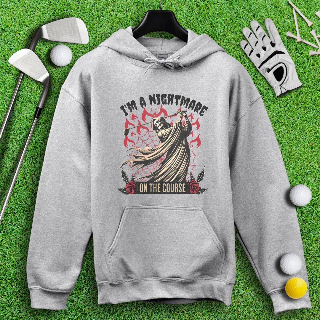 I'm a Nightmare Grim Reaper Hoodie - TeeHee Golf Gear