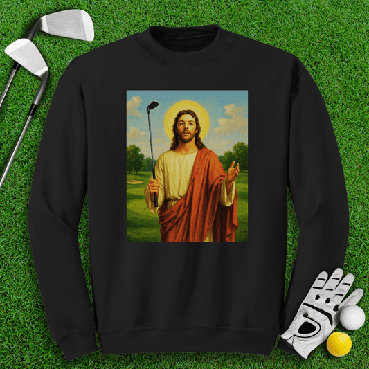 Jesus Rory McIlroy Crewneck - TeeHee Golf Gear
