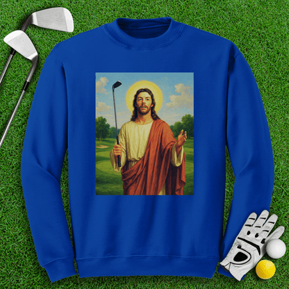 Jesus Rory McIlroy Crewneck - TeeHee Golf Gear