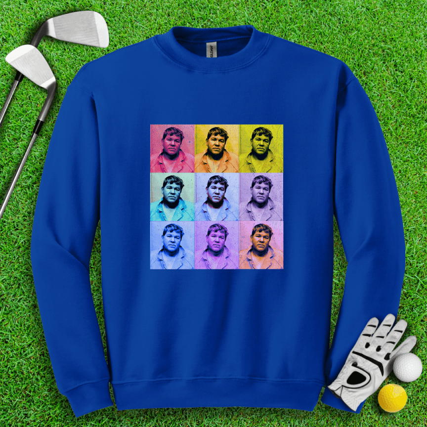 John Daly Pop Art Crewneck - TeeHee Golf Gear
