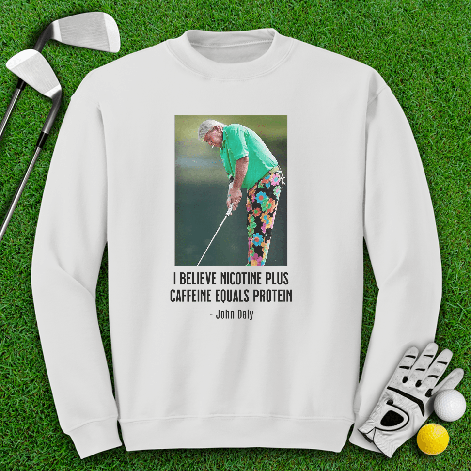 John Daly Quote Crewneck - TeeHee Golf Gear