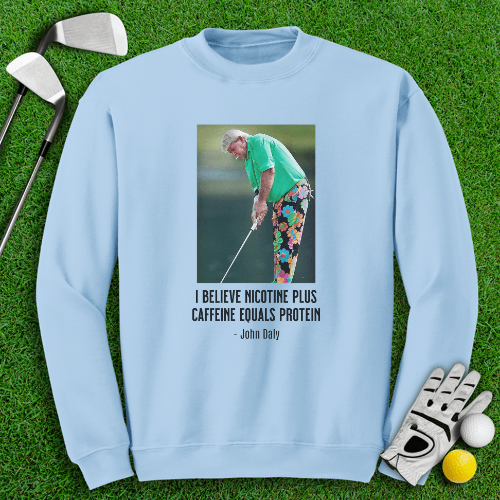 John Daly Quote Crewneck - TeeHee Golf Gear
