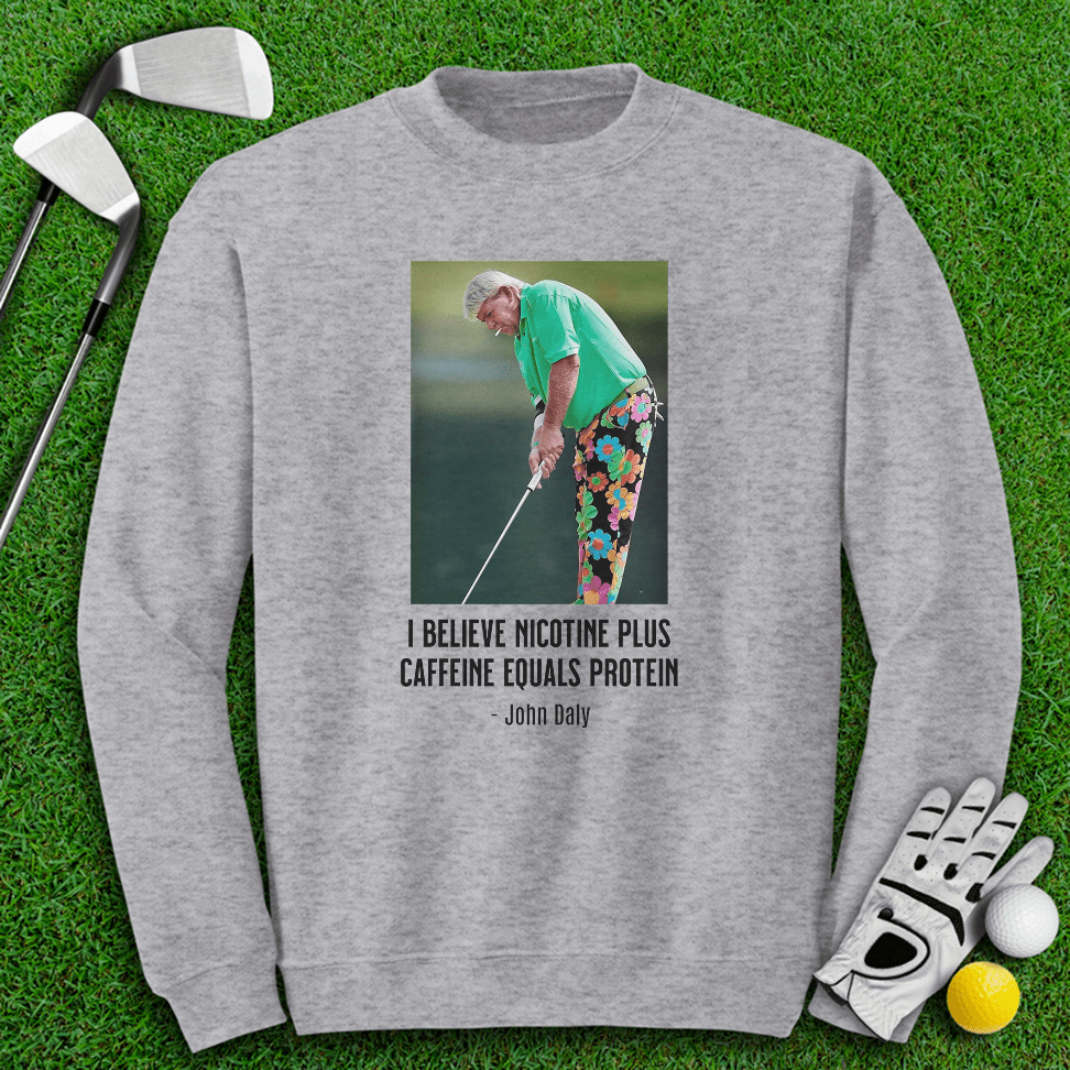 John Daly Quote Crewneck - TeeHee Golf Gear