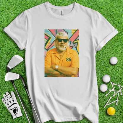 John Daly Retro Mugshot T-shirt - TeeHee Golf Gear