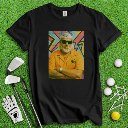 John Daly Retro Mugshot T-shirt - TeeHee Golf Gear