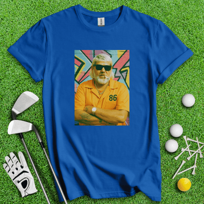 John Daly Retro Mugshot T-shirt - TeeHee Golf Gear