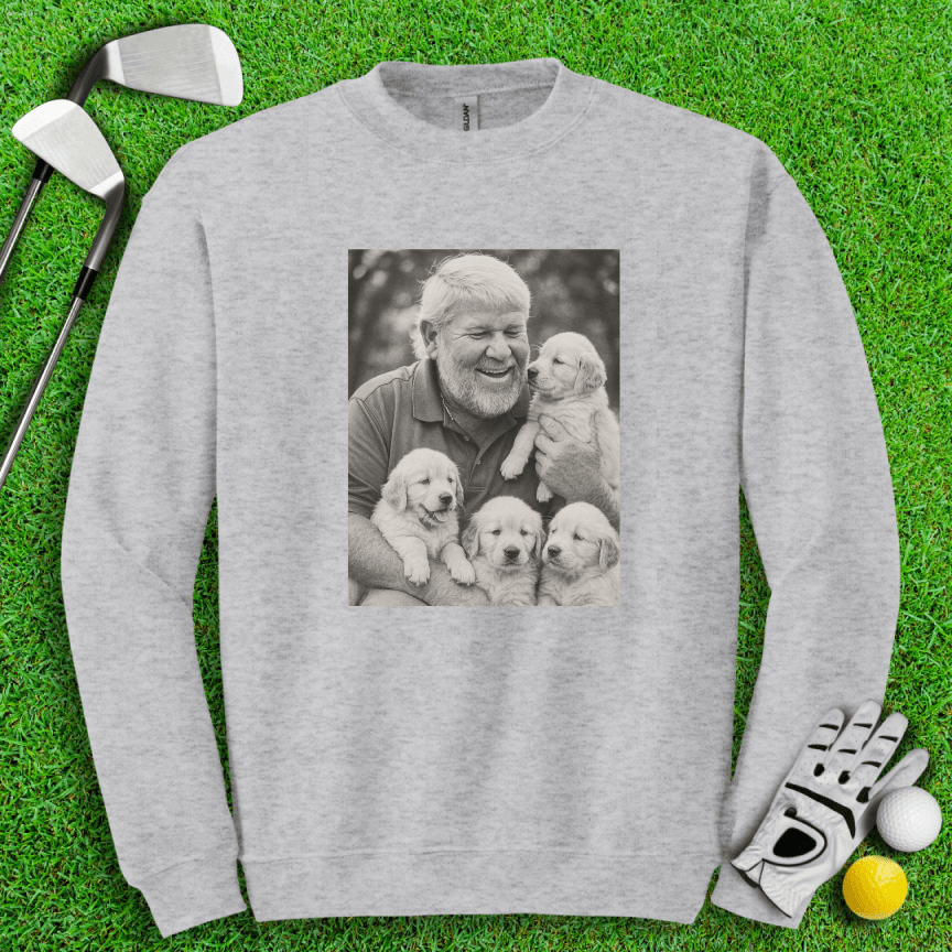 John Daly VS. Puppies Crewneck - TeeHee Golf Gear