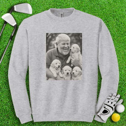 John Daly VS. Puppies Crewneck - TeeHee Golf Gear