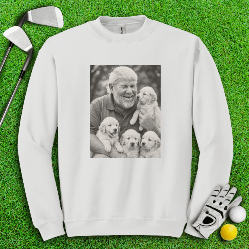 John Daly VS. Puppies Crewneck - TeeHee Golf Gear