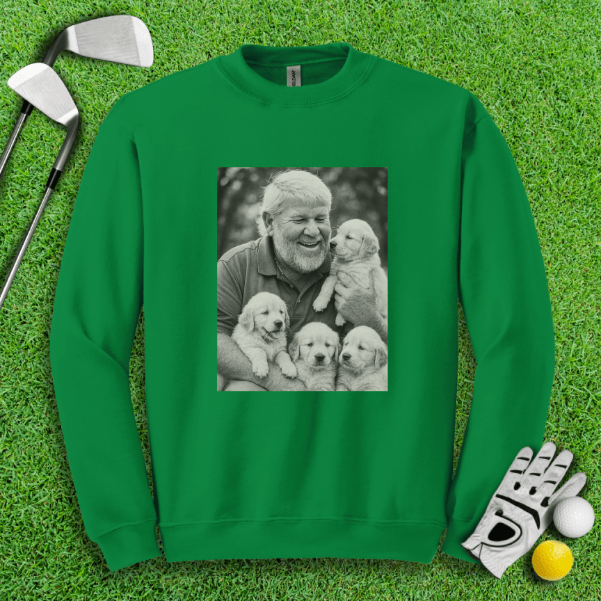 John Daly VS. Puppies Crewneck - TeeHee Golf Gear