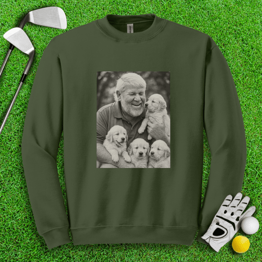 John Daly VS. Puppies Crewneck - TeeHee Golf Gear
