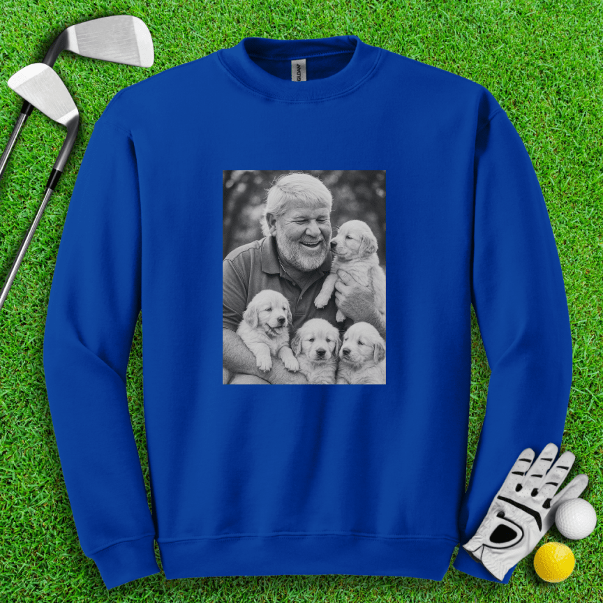 John Daly VS. Puppies Crewneck - TeeHee Golf Gear