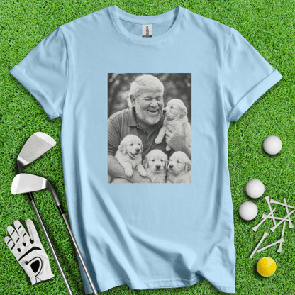 John Daly VS. Puppies T-shirt - TeeHee Golf Gear