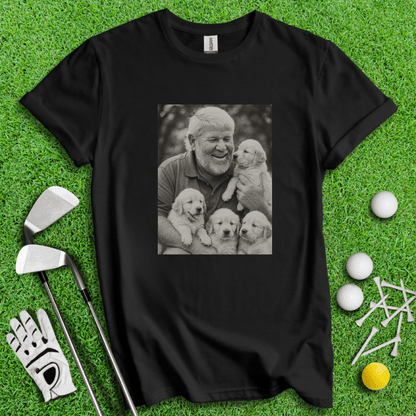 John Daly VS. Puppies T-shirt - TeeHee Golf Gear