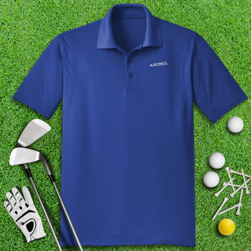 Just Golf It Polo Shirt - TeeHee Golf Gear