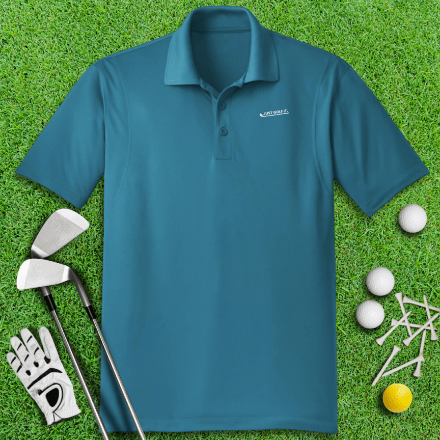 Just Golf It Polo Shirt - TeeHee Golf Gear