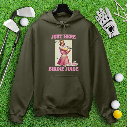 Just Here For The Birdie Juice Hoodie - TeeHee Golf Gear