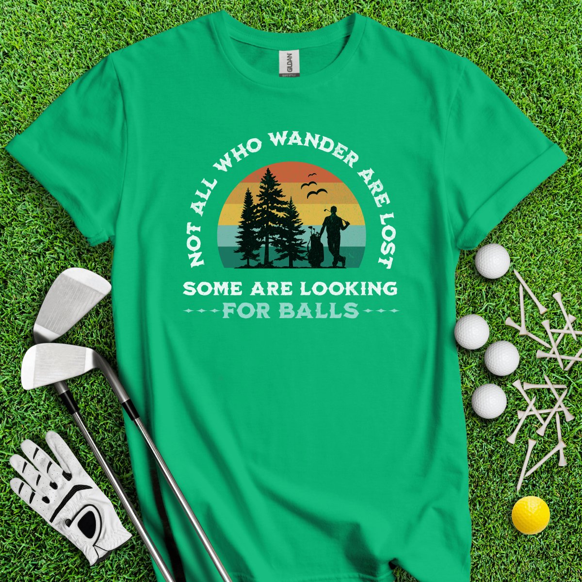 Just Looking for Golf Balls T - Shirt - TeeHee Golf Gear