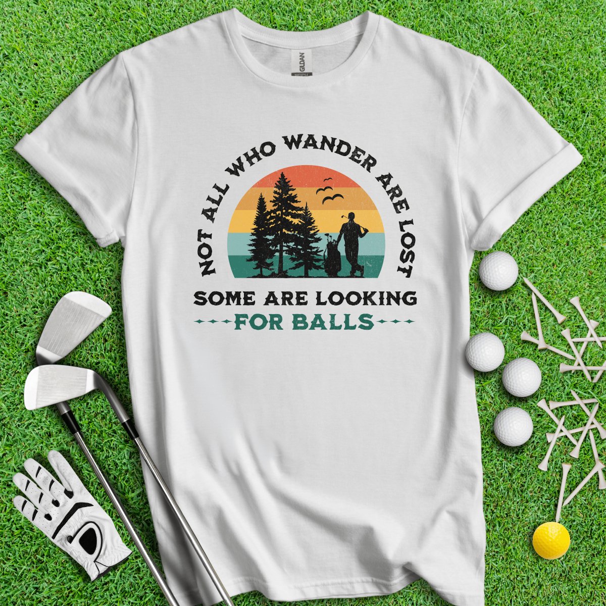 Just Looking for Golf Balls T - Shirt - TeeHee Golf Gear