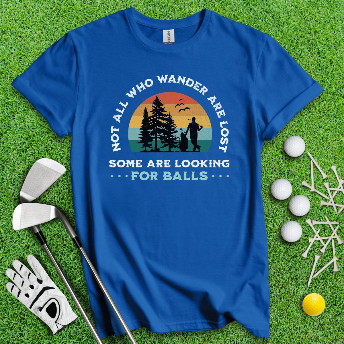 Just Looking for Golf Balls T - Shirt - TeeHee Golf Gear