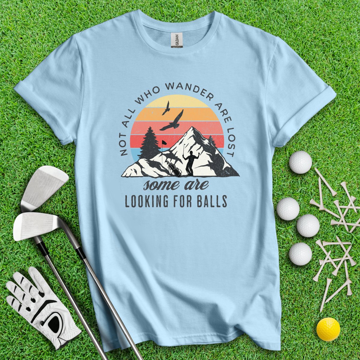 Just Looking for Golf Balls T - Shirt - TeeHee Golf Gear