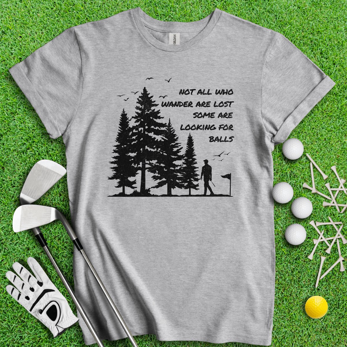 Just Looking for Golf Balls T - Shirt - TeeHee Golf Gear