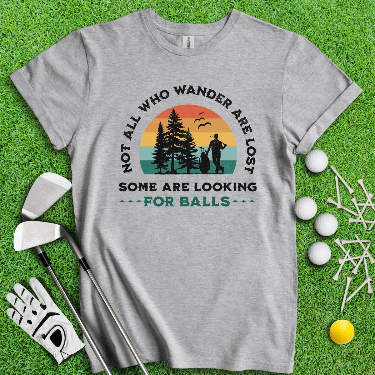 Just Looking for Golf Balls T - Shirt - TeeHee Golf Gear