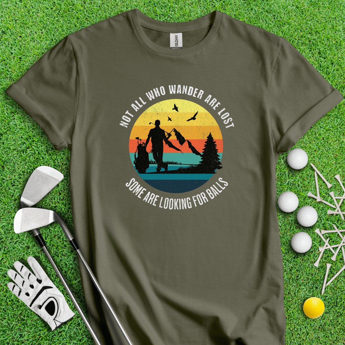 Just Looking for Golf Balls T - Shirt - TeeHee Golf Gear