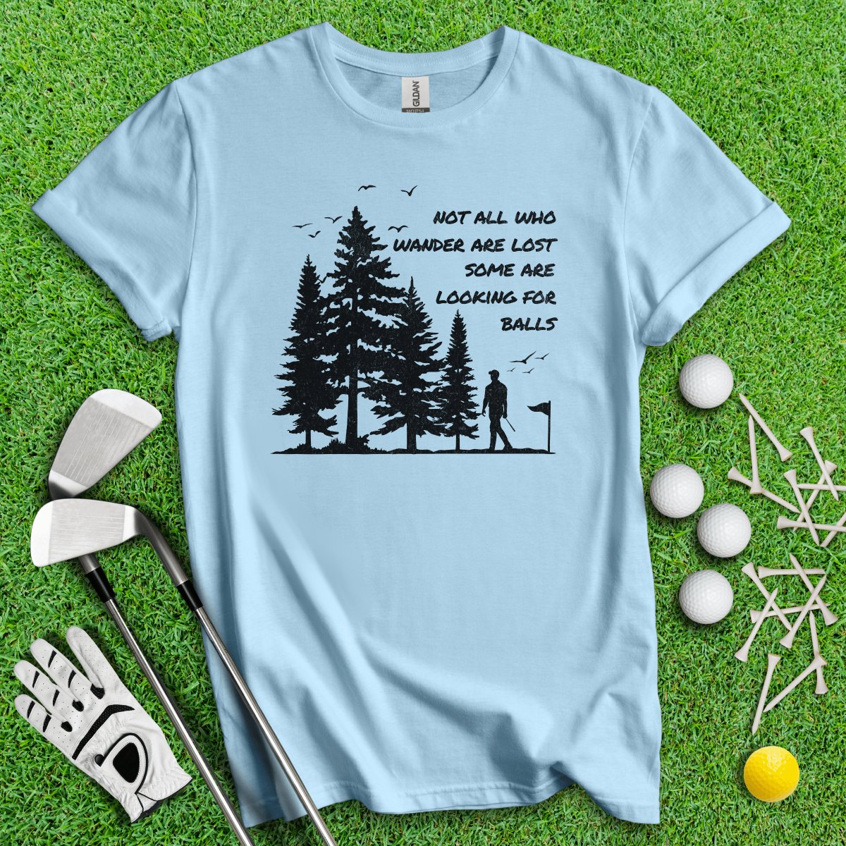 Just Looking for Golf Balls T - Shirt - TeeHee Golf Gear