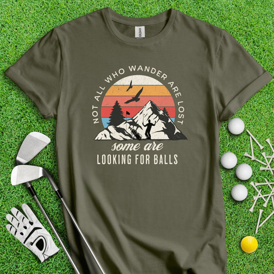 Just Looking for Golf Balls T - Shirt - TeeHee Golf Gear