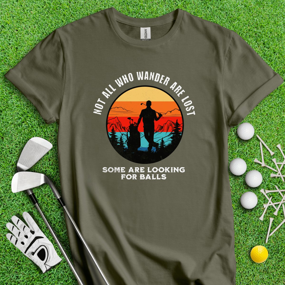 Just Looking for Golf Balls T - Shirt - TeeHee Golf Gear