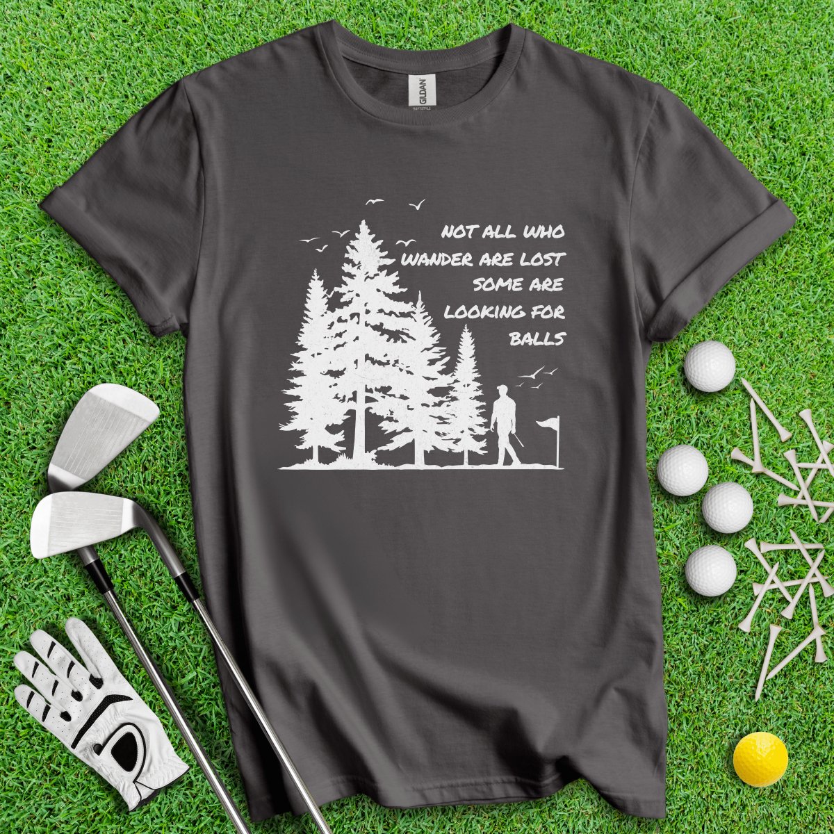 Just Looking for Golf Balls T - Shirt - TeeHee Golf Gear