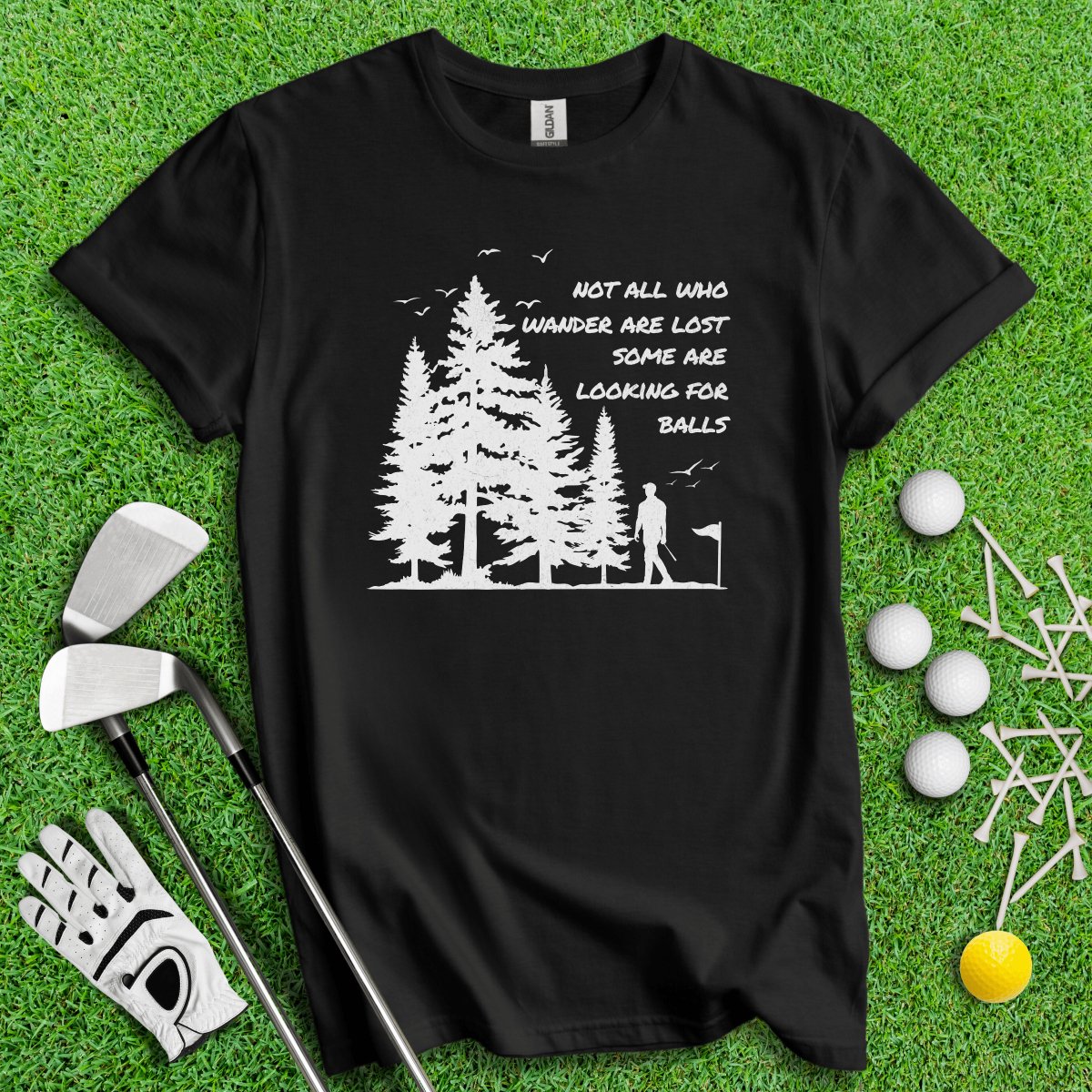 Just Looking for Golf Balls T - Shirt - TeeHee Golf Gear