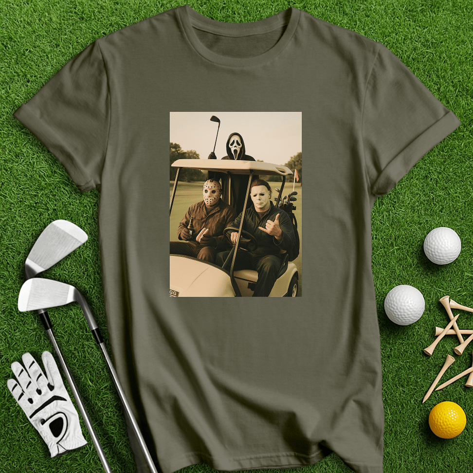 Killer Trio Golfing T-shirt - TeeHee Golf Gear