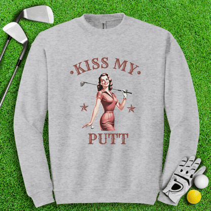 Kiss My Putt Crewneck - TeeHee Golf Gear