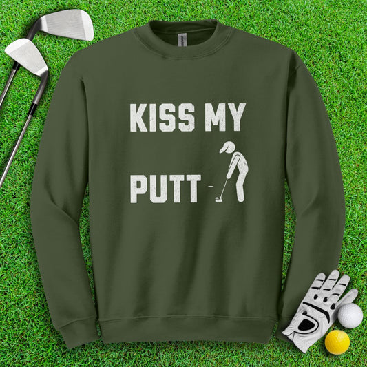 Kiss My Putt Crewneck - TeeHee Golf Gear