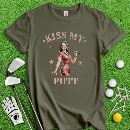 Kiss My Putt T-Shirt - TeeHee Golf Gear