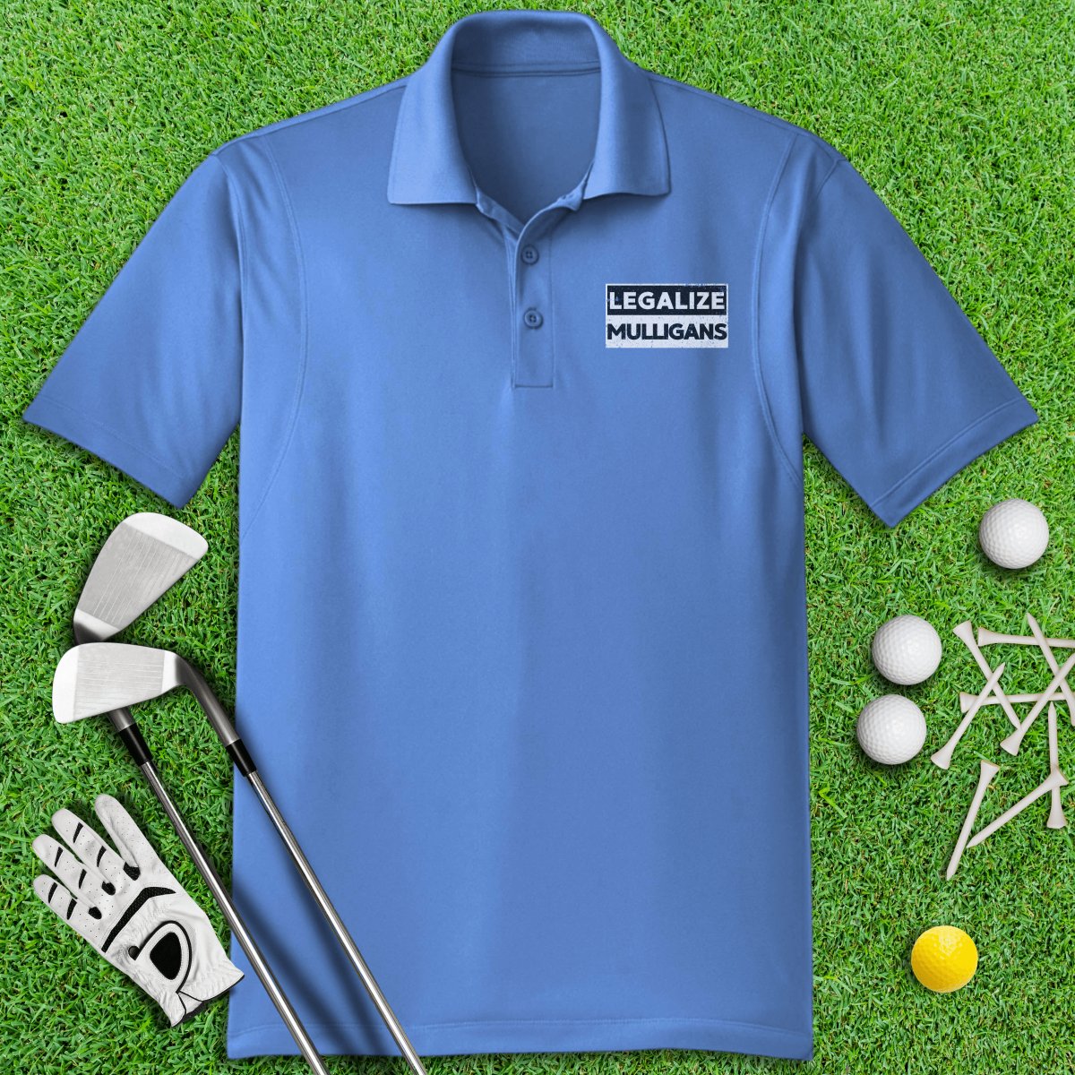 Legalize Mulligans Polo Shirt - TeeHee Golf Gear