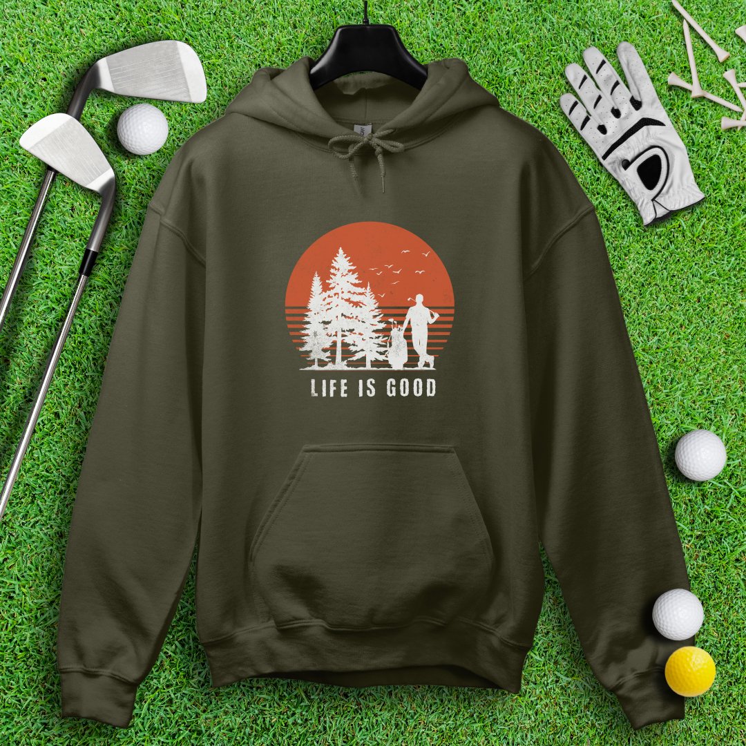 Life Is Good Hoodie - TeeHee Golf Gear