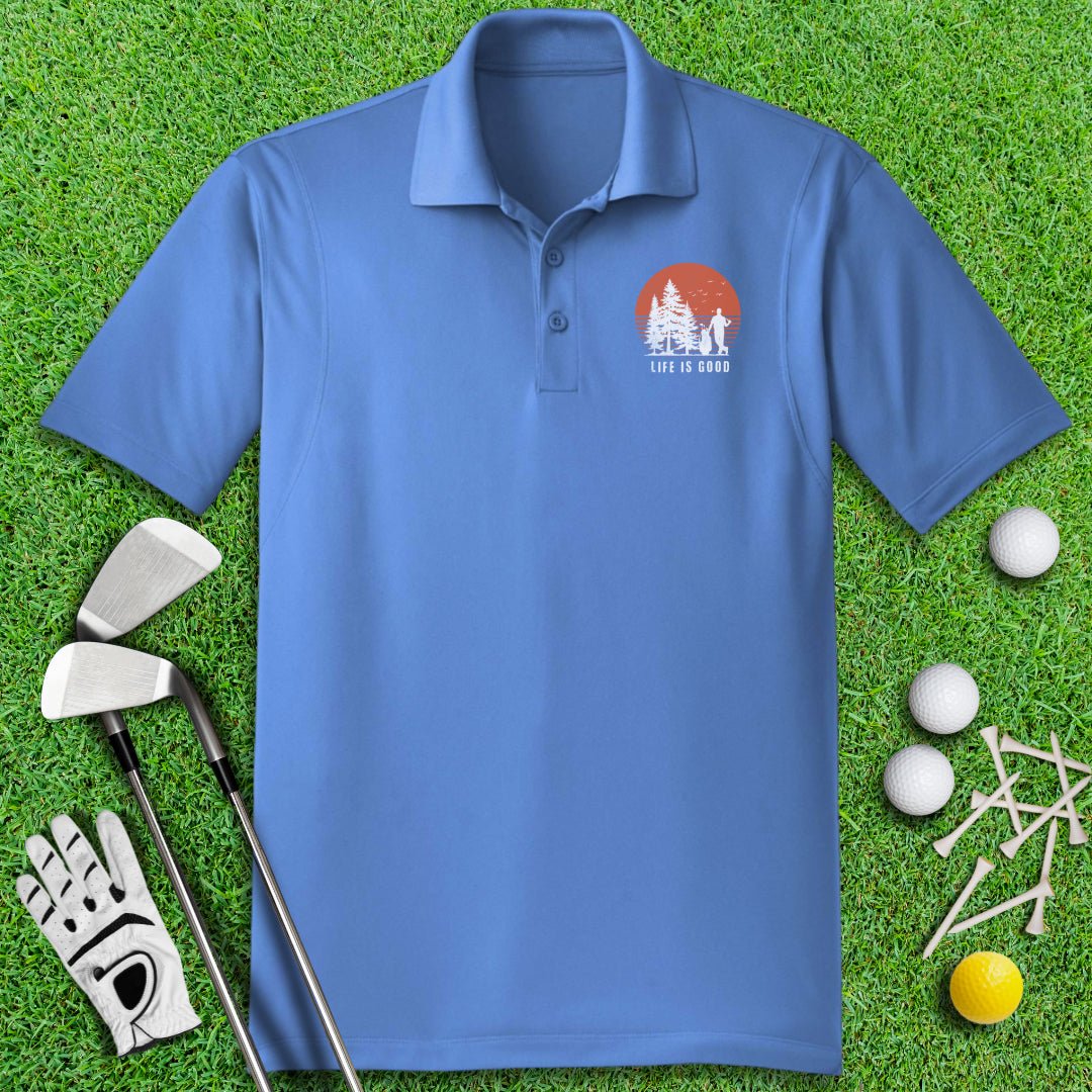 Life Is Good Polo Shirt - TeeHee Golf Gear
