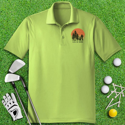 Life Is Good Polo Shirt - TeeHee Golf Gear