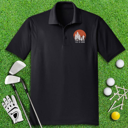 Life Is Good Polo Shirt - TeeHee Golf Gear