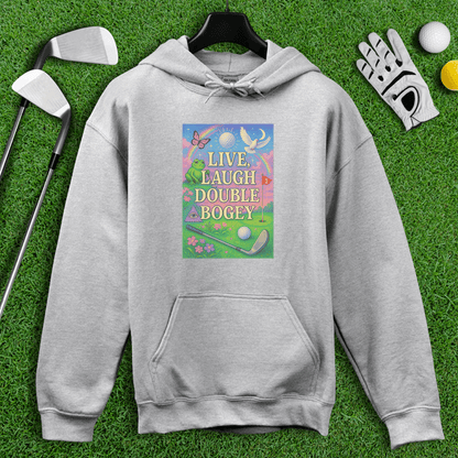 Live Laugh Double Bogey Hoodie - TeeHee Golf Gear