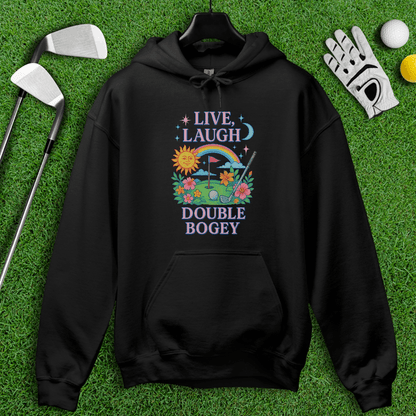 Live Laugh Double Bogey Hoodie - TeeHee Golf Gear