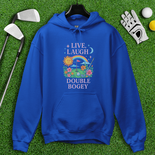 Live Laugh Double Bogey Hoodie - TeeHee Golf Gear