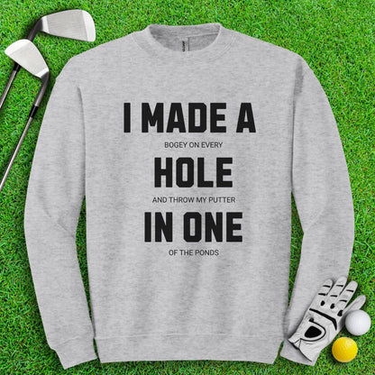 Made Hole In One Crewneck - TeeHee Golf Gear