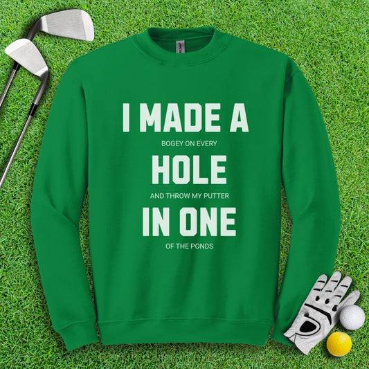 Made Hole In One Crewneck - TeeHee Golf Gear