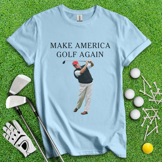 Make America Golf Again Trump T - Shirt - TeeHee Golf Gear