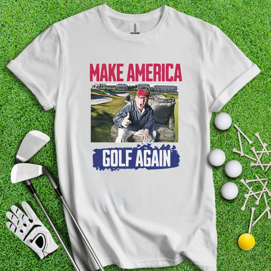 Make America Golf Again Trump T - Shirt - TeeHee Golf Gear