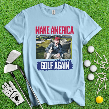Make America Golf Again Trump T - Shirt - TeeHee Golf Gear